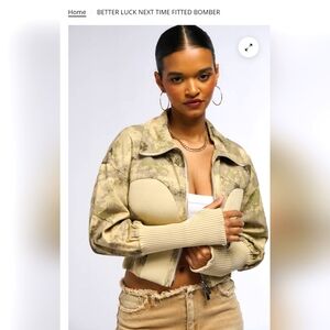 BETTER LUCK NEXT TIME FITTED BOMBER